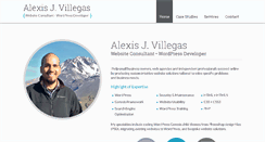 Desktop Screenshot of alexisvillegas.com